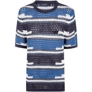 Daily Paper Men "Kente" Stripe Knit Shirt